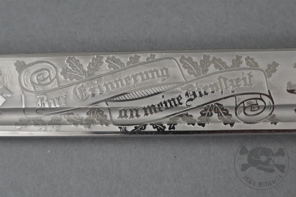 Original Third Reich Etched Blade Dress Bayonet By Carl Eickhorn — image 6