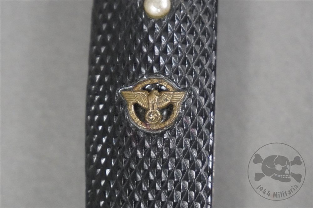 Original German WWII Fireman's (Feuerschutz) Dress Bayonet Long Model (No Maker) — image 5