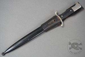 Original German WWII Fireman's (Feuerschutz) Dress Bayonet Long Model (No …