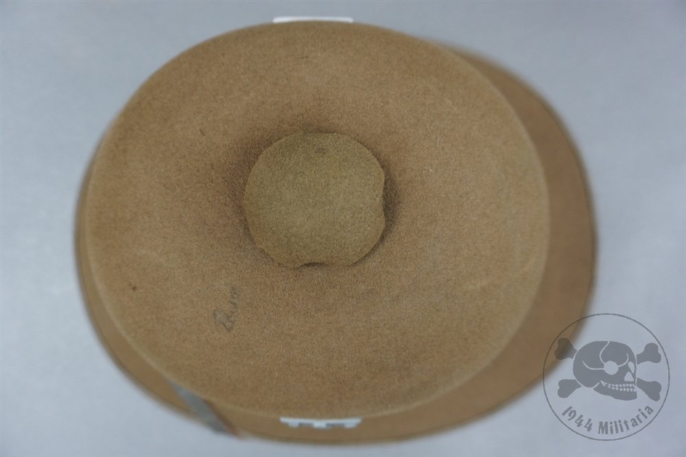 Unissued Original 2nd Pattern Tropical Heer Brown Felt Pith Helmet Size 57 — image 10