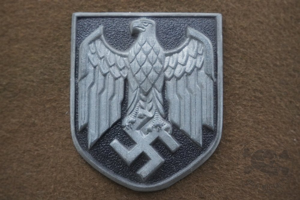 Unissued Original 2nd Pattern Tropical Heer Brown Felt Pith Helmet Size 57 — image 3