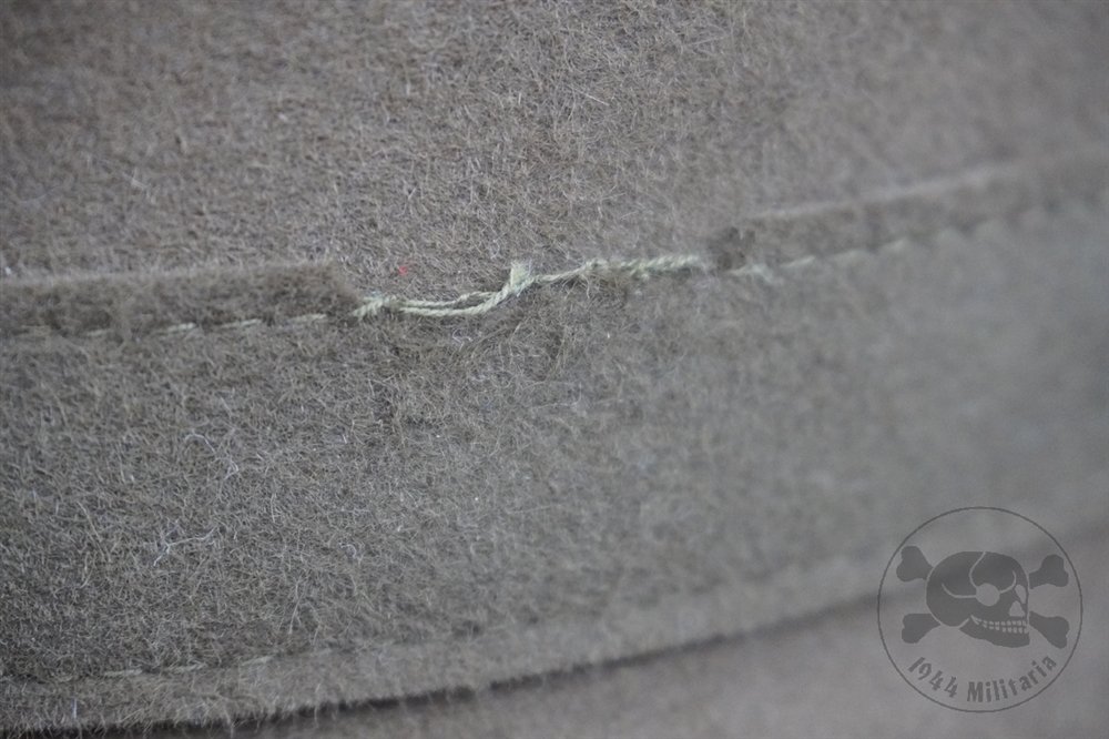 Unissued Original 2nd Pattern Tropical Heer Brown Felt Pith Helmet Size 57 — image 8