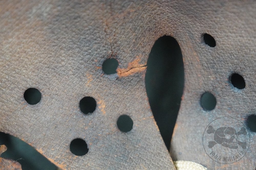 Original German WWII M42 Heer/Waffen SS No Decal Helmet hkp64 — image 16