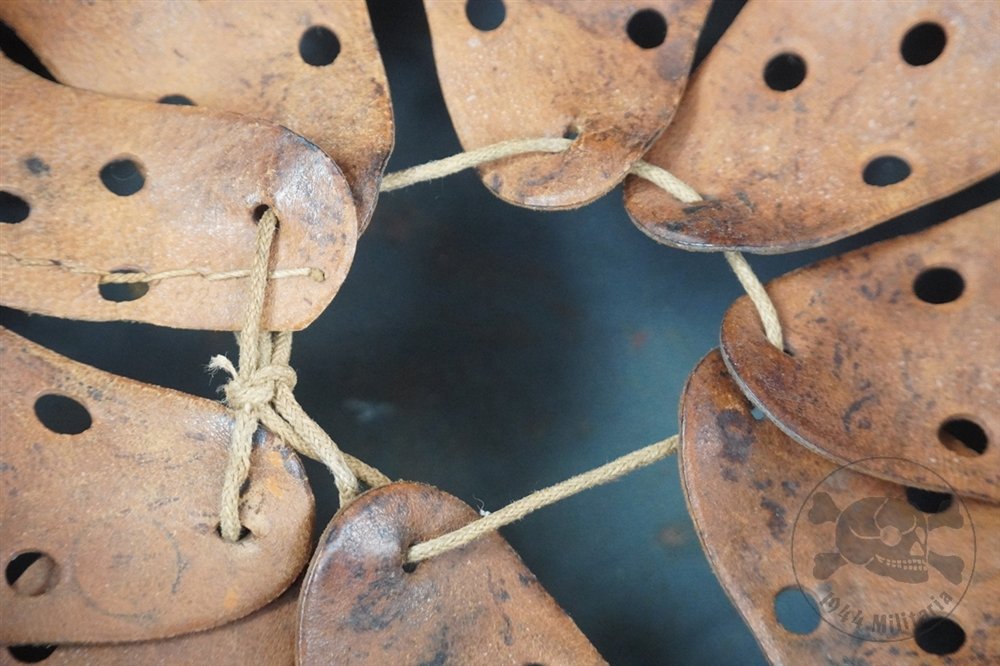 Original German WWII M35 Luftwaffe Double Decal Helmet ET66 — image 17