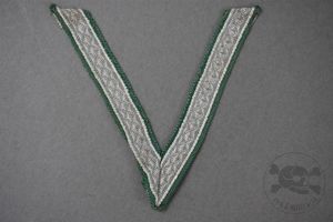 Original Third Reich 'Gefreiter' Rank Chevron (Light Green-Unknown Branch)