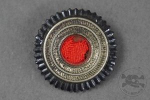 Original German WWII Heer M34 Cap Tri-Color Cockade