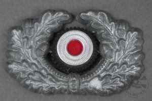Original German WWII Heer Visor Cap Zinc Wreath And Cockade …