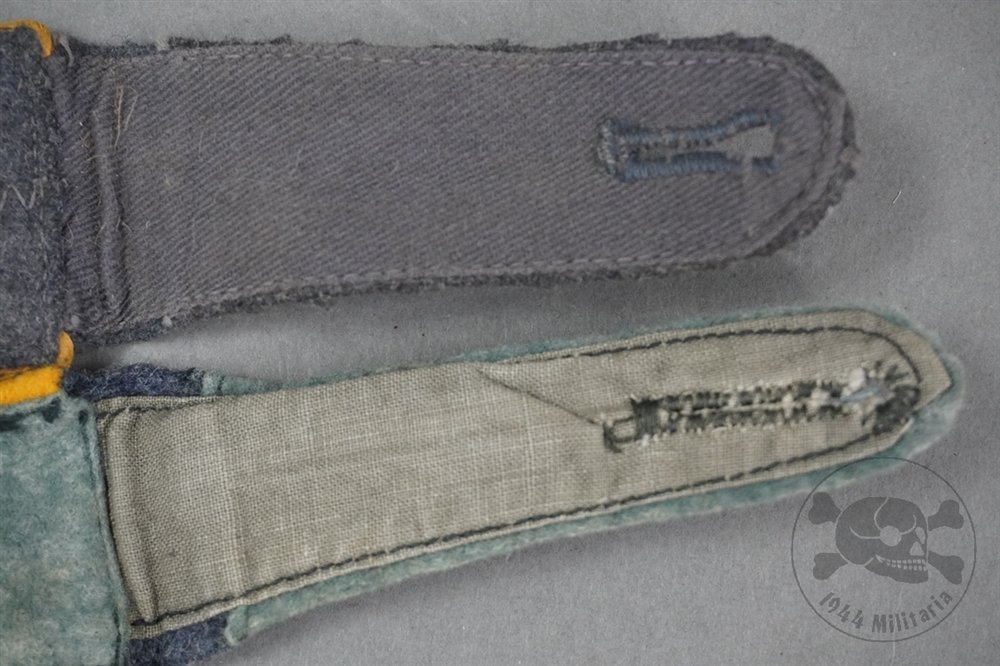 Original German WWII Luftwaffe EM Flight/Fallschirmjäger Non Matching Shoulder Boards — image 4