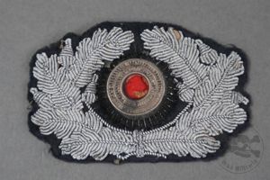 Original German WWII Heer Officer's Bullion Visor Cap Wreath & …