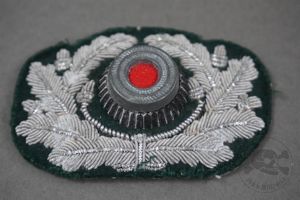 Original German WWII Heer Officer's Bullion Visor Cap Wreath & …