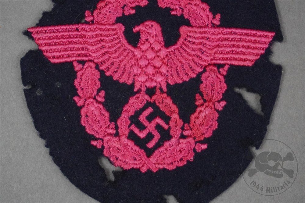 Original German WWII Fire Police (Feuerschutzpolizei) Sleeve Eagle City Of Metz — image 3