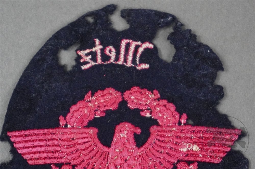 Original German WWII Fire Police (Feuerschutzpolizei) Sleeve Eagle City Of Metz — image 5