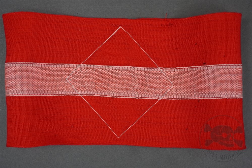 Original Third Reich Hitler Jugend (HJ) 2-Piece Armband — image 5