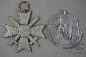 Original German WWII War Merit Cross With Social Welfare Medal …