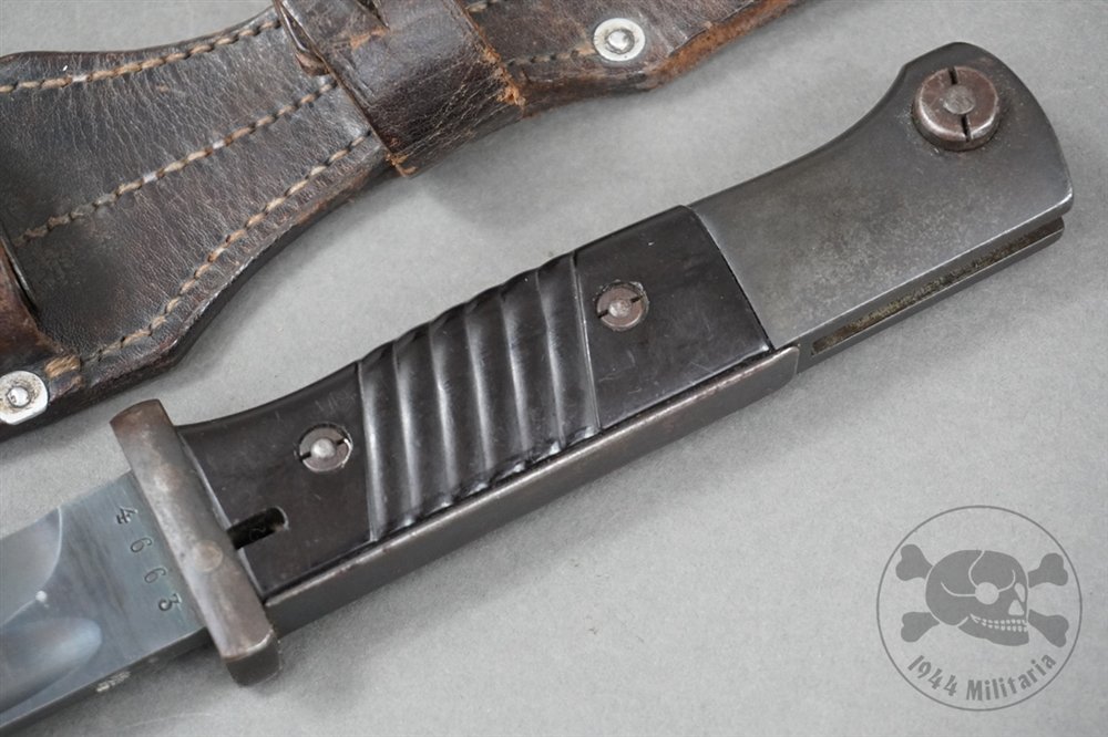 Original German WWII Non-Matching k98 Bayonet By P. Weyersberg With 1939 Frog — image 5