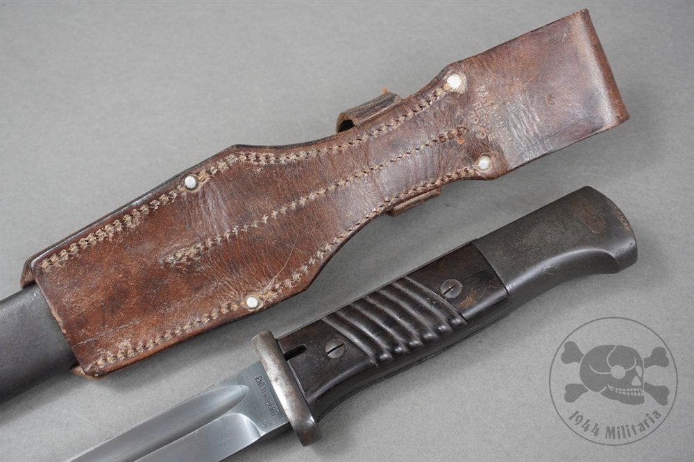 Original German WWII Non-Matching k98 Bayonet By P. Weyersberg With 1939 Frog — image 9