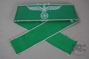 Original Third Reich Customs Border Police 'Zollgrenzschutz' Cuff Title