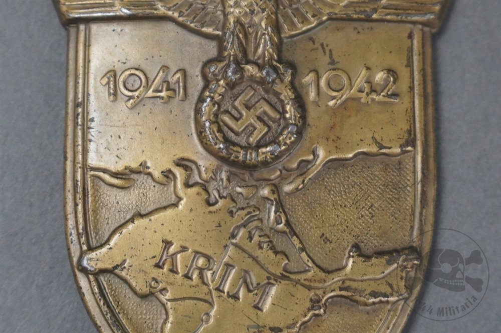 Original German WWII Krim Shield Without Backing By Karl Wurster — image 3