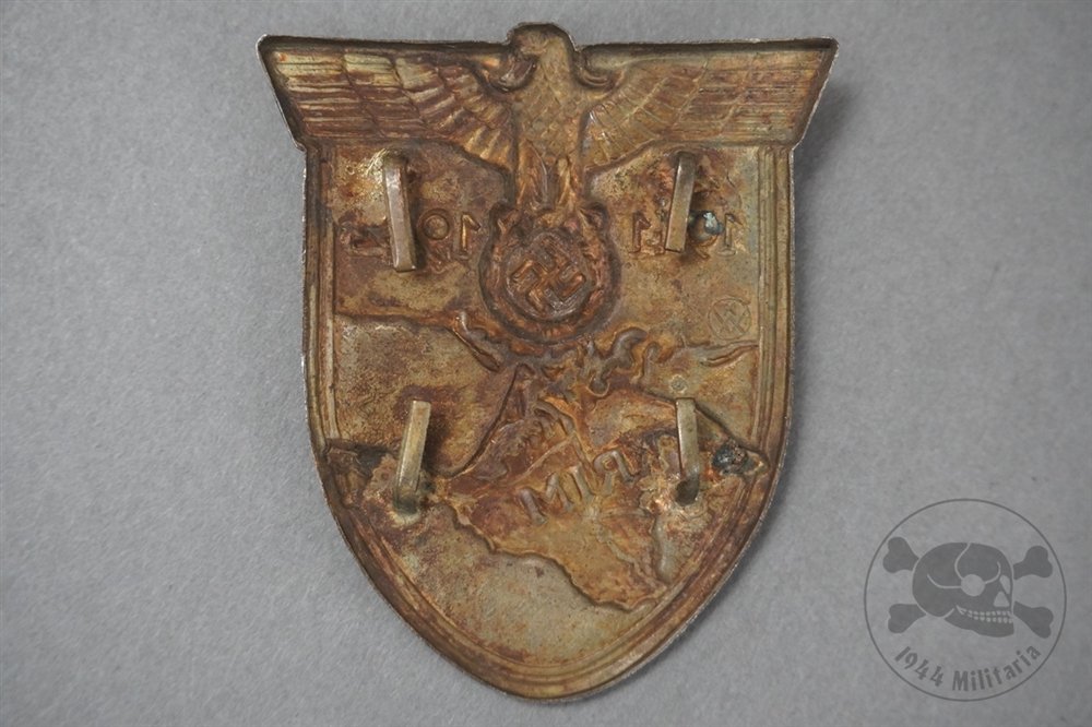 Original German WWII Krim Shield Without Backing By Karl Wurster — image 5
