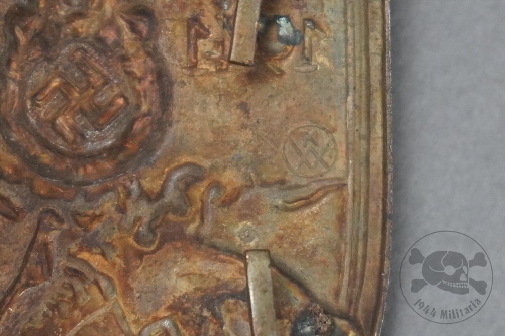 Original German WWII Krim Shield Without Backing By Karl Wurster — image 8