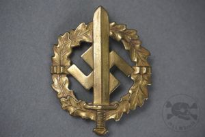 Original Third Reich Gold Grade Sturmabteilung (SA) Sports Badge By …