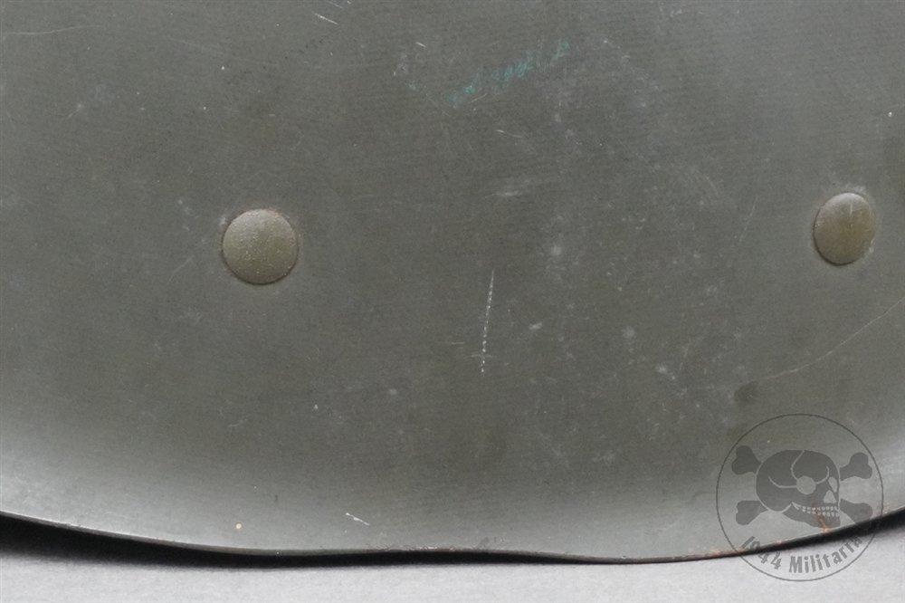 Original US WWII M1 Early St. Clair Low Pressure Helmet Liner With Rayon Suspension — image 3