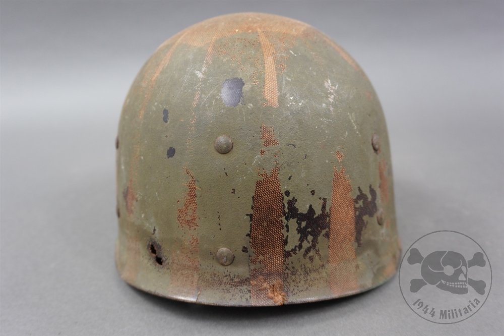 Original US WWII M1 Swivel Bale Helmet With MSA Liner — image 15