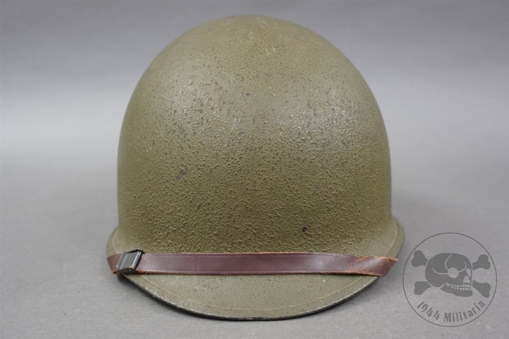Original US WWII M1 Swivel Bale Helmet With MSA Liner — image 2
