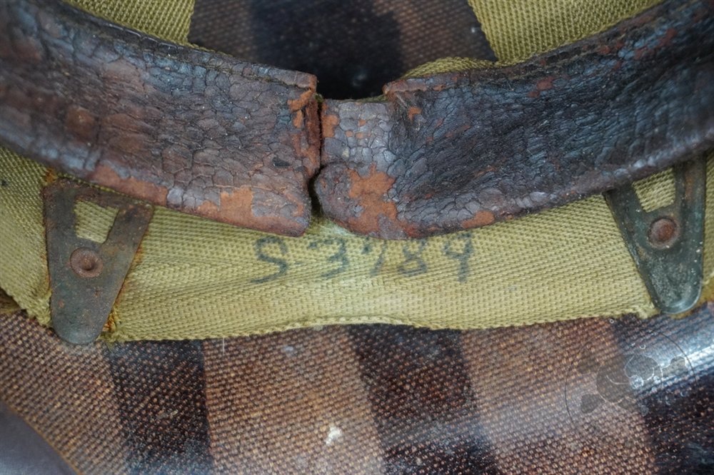 Original US WWII M1 Swivel Bale Helmet With MSA Liner — image 23
