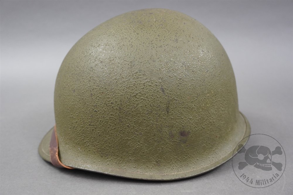 Original US WWII M1 Swivel Bale Helmet With MSA Liner — image 4