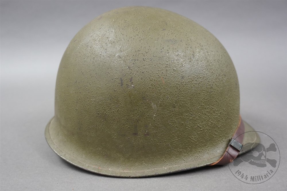 Original US WWII M1 Swivel Bale Helmet With MSA Liner — image 6