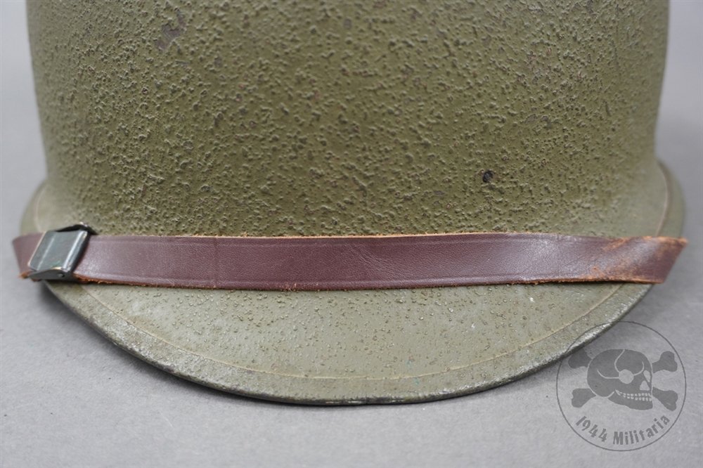 Original US WWII M1 Swivel Bale Helmet With MSA Liner — image 8