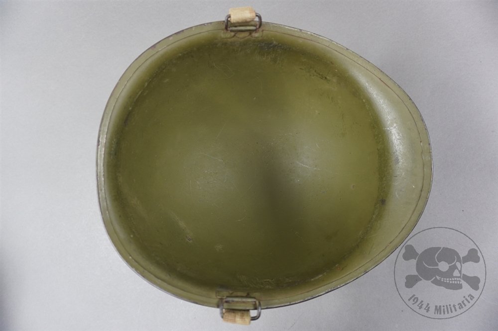 Original US WWII M1 Swivel Bale Helmet With MSA Liner — image 9