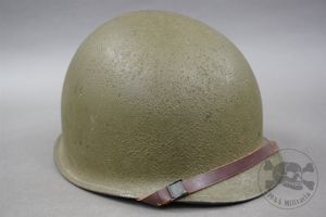 Original US WWII M1 Swivel Bale Helmet With MSA Liner
