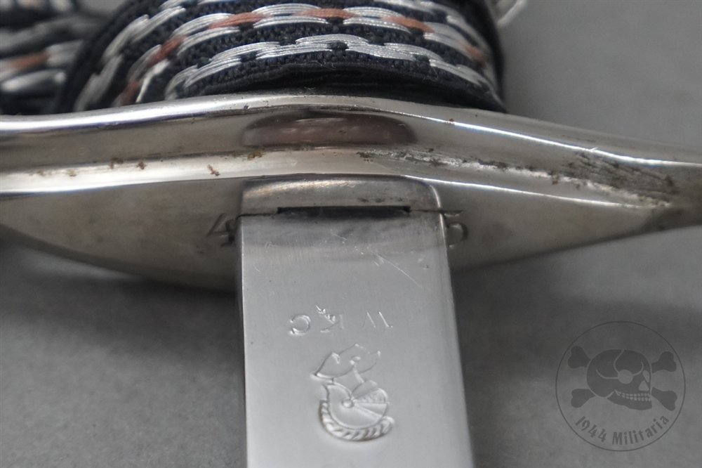 Original German WWII Police Officer's Sword By WKC With SS Marked Blade & Portepee — image 12