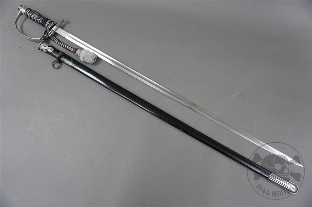 Original German WWII Police Officer's Sword By WKC With SS Marked Blade & Portepee — image 13