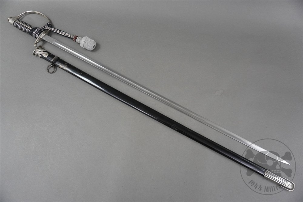 Original German WWII Police Officer's Sword By WKC With SS Marked Blade & Portepee — image 14