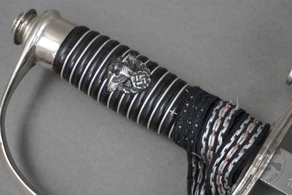 Original German WWII Police Officer's Sword By WKC With SS Marked Blade & Portepee — image 4