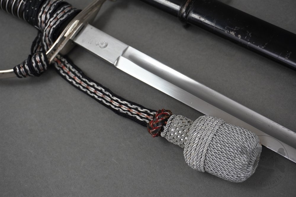 Original German WWII Police Officer's Sword By WKC With SS Marked Blade & Portepee — image 7