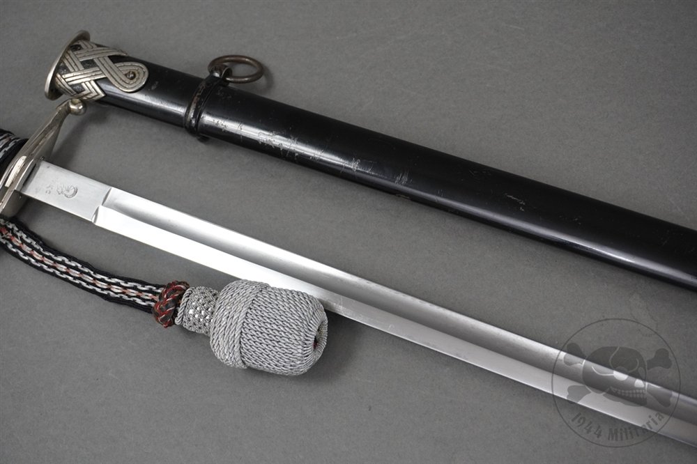 Original German WWII Police Officer's Sword By WKC With SS Marked Blade & Portepee — image 8