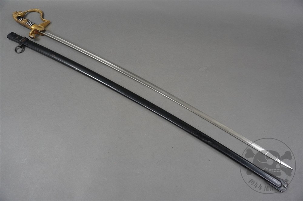 Original German WWII Heer (Army) Officer's Lion Head Sword By Eickhorn — image 12
