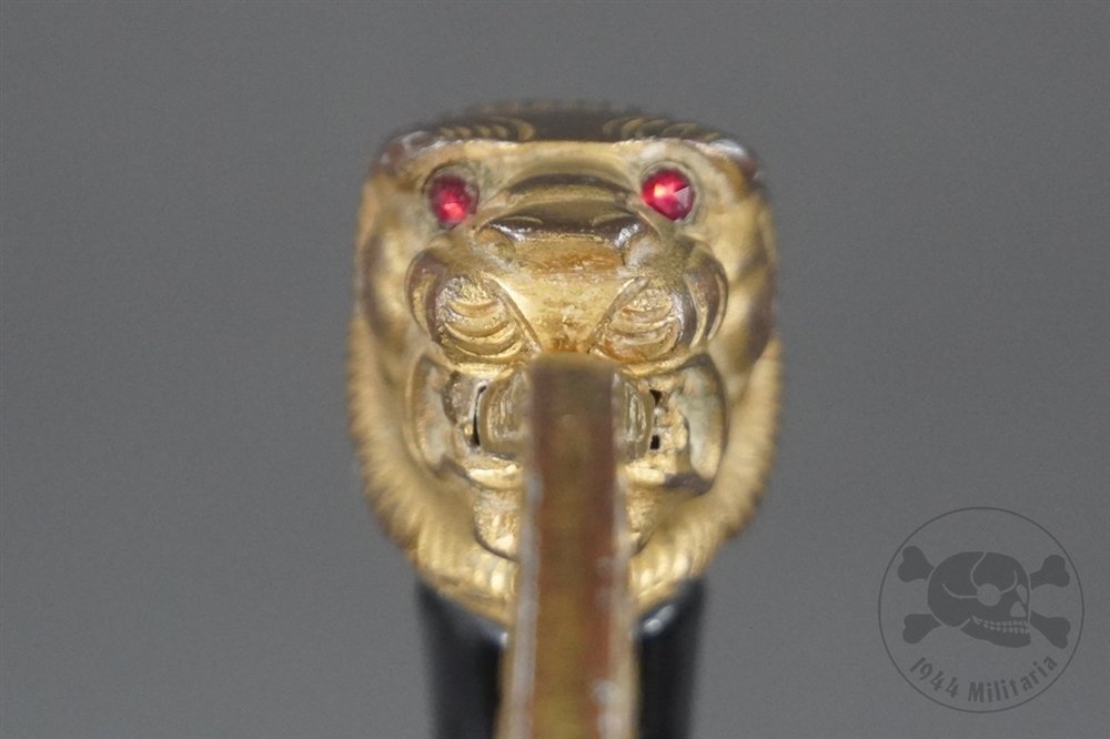 Original German WWII Heer (Army) Officer's Lion Head Sword By Eickhorn — image 15