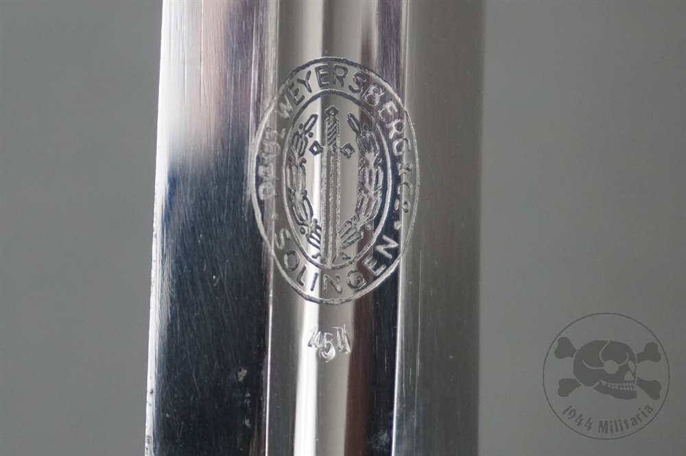 Original German WWII Luftwaffe (Air Force) Officer's Sword By Weyersberg Co. With Hanger — image 15