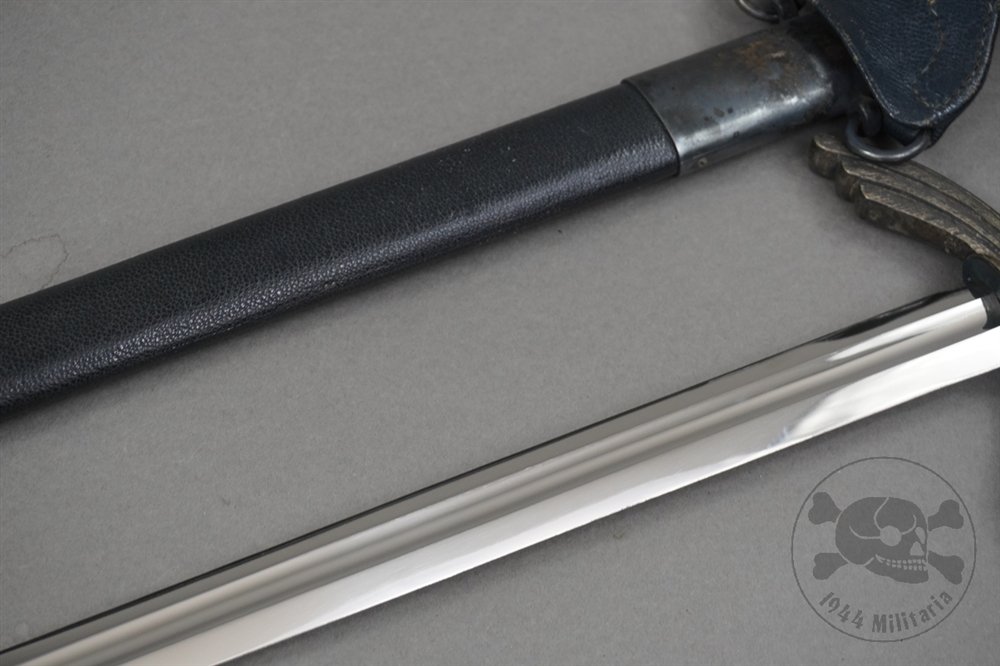 Original German WWII Luftwaffe (Air Force) Officer's Sword By Weyersberg Co. With Hanger — image 21