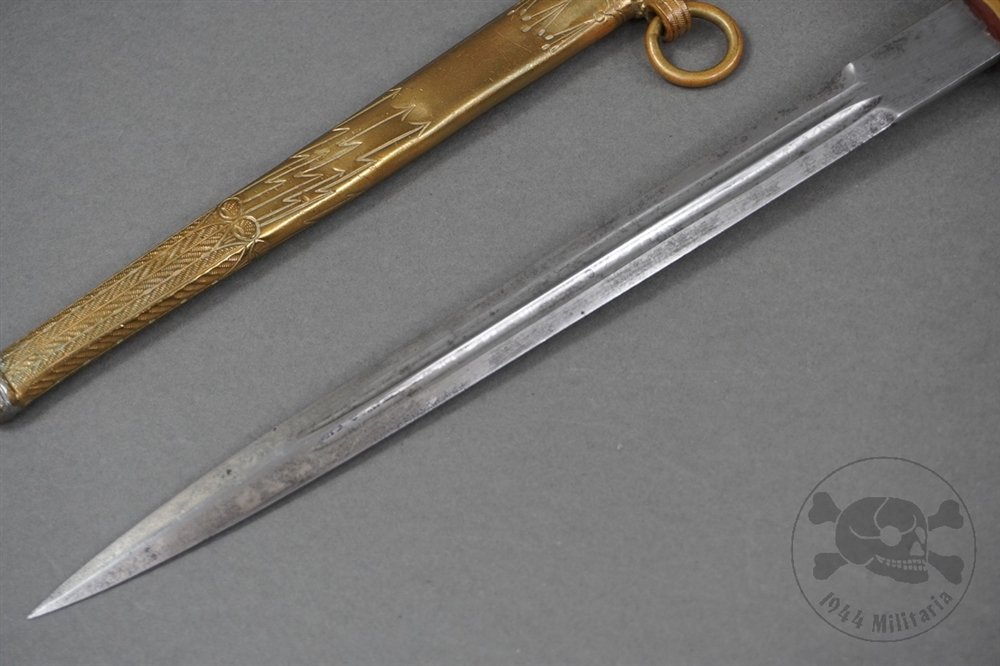 Original German WWII Kriegsmarine Parts Dagger F.W. Höller — image 3