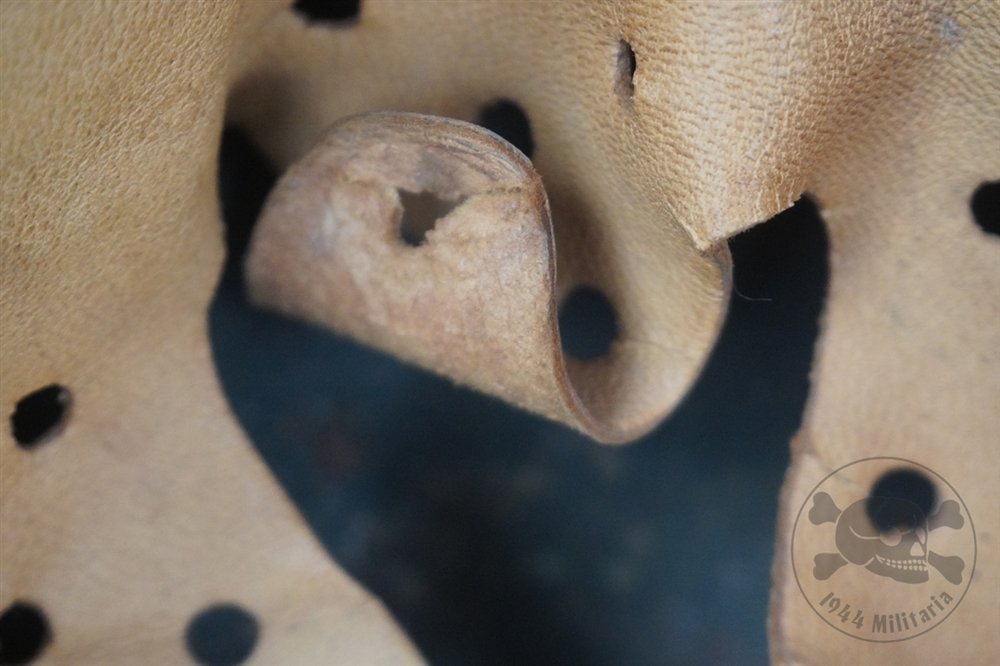 Original German WWII M42 Heer/Waffen SS No Decal Helmet Size 62 — image 19