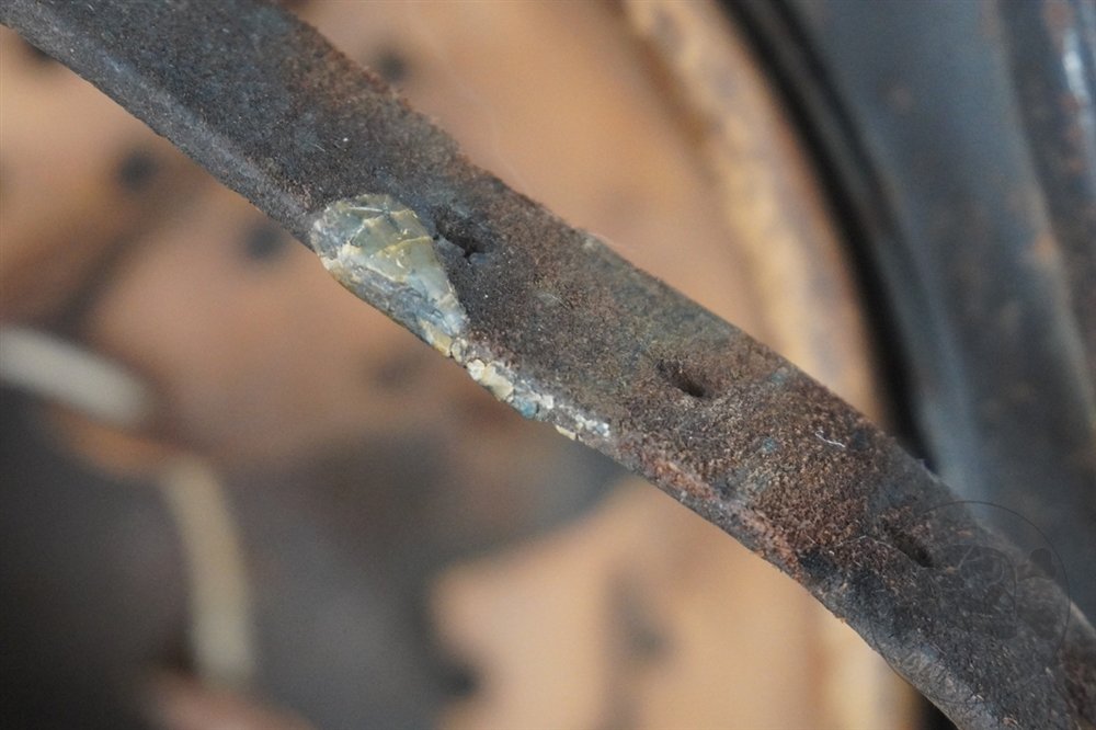 Original German WWII Luftwaffe M40 Single Decal Normandy Camouflaged Helmet Q64 — image 27