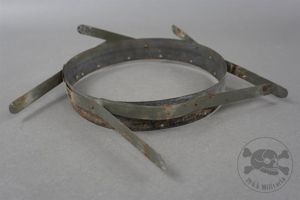 Original German WWII M31 Zinc Inner Liner Helmet Spring Band …