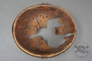Original German WWII M31 Zinc Helmet Liner Size 64/57 & …