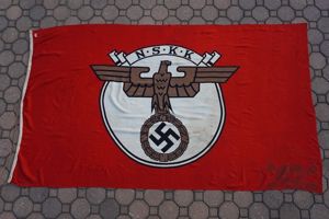 Rare Original Third Reich NSKK Flag 150 x 250 With …